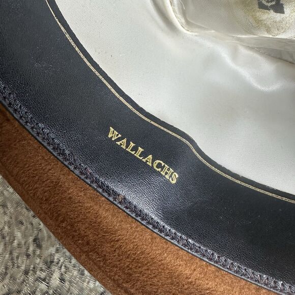 Vintage 1979 Dobbs Fifth Ave New York Fedora Hat Men's 7 1/8 Brown Fur Felt - Picture 14 of 16